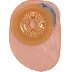 Assura Coloplast 14445-Assura One-Piece Closed End Opaque Colostomy Pouch, 8 Inch Length, 3/4 to 1