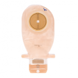 Coloplast 15869 Assura 1-Piece Drainable Transparent Colostomy Pouch, 3/8 to 2-1/4 in Stoma (BX/10)