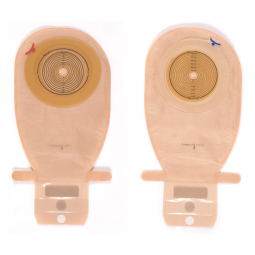 Coloplast 15879 Assura 1-Piece Drainable Opaque Colostomy Pouch, 3/8 to 2-1/4 in Stoma (BX/10)