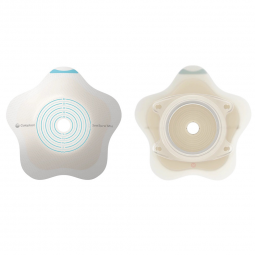 SenSura Mio Convex Flip Coloplast 18513-SenSura Mio Convex Flip Ostomy Barrier with 35 mm Stoma Open