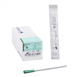 Self-Cath Coloplast 214-Self-Cath Female Urethral Catheter, 14 Fr, Straight Tip, Intermittent (BX)