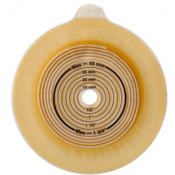 Assura2 Coloplast 2833-Assura Colostomy Barrier With 3/8-2 1/8 Inch Stoma Opening, 2-Piece Skin Barr