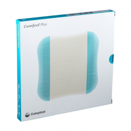 Comfeel Plus Coloplast 33110-Comfeel Plus Ulcer Hydrocolloid Dressing, 4 x 4 in, Hydrocolloids (BX/1
