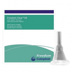 Freedom Clear SS Coloplast 5110-Coloplast Freedom Clear SS Male External Catheter, Small, Catheters 