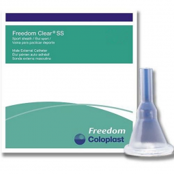 Freedom Clear SS Coloplast 5310-Coloplast Freedom Clear SS Male External Catheter, Intermediate, Ext