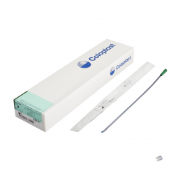 Self-Cath Coloplast 614-Self-Cath Urethral Catheter, 14 Fr., Unisex, Coude, Intermittent (BX)