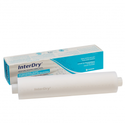InterDry Coloplast 7910-InterDry Skinfold Management Dressing with Silver, 10 x 144 Inch, Silver Dre