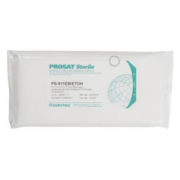 PROSAT Sterile Contec PS-911EB/ETOH-Prosat SterilePresaturated Wipes, 9 x 11 in, Cleaners & Deodoriz