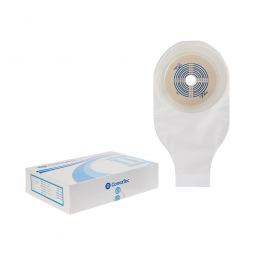 ConvaTec 022771 ActiveLife 1-Piece Drainable Transparent Colostomy Pouch, 12 in L, 3/4 to 2-1/2 in (