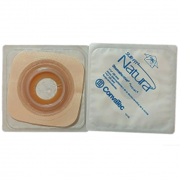 Sur-Fit Natura ConvaTec 125273-Sur-Fit Natura Colostomy Barrier With 1 Inch Stoma Opening, 2-Piece 