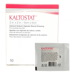 Kaltostat ConvaTec 168210-Kaltostat Calcium Alginate Dressing, 2 x 2 Inch, Alginates