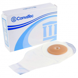 ActiveLife ConvaTec 175779-ActiveLife One-Piece Drainable Transparent Colostomy Pouch, 12 Inch Lengt