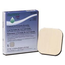 DuoDERM CGF ConvaTec 187659-DuoDerm CGF Hydrocolloid Dressing, 6 x 6 Inch, Hydrocolloids