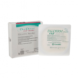 DuoDERM CGF Border ConvaTec 187970-DuoDerm CGF Border Hydrocolloid Dressing, 2-1/2 x 2-1/2 in, Hydro