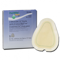 DuoDERM Signal ConvaTec 403332-DuoDerm Signal Hydrocolloid Dressing, 6 x 7 in Triangle, Hydrocolloid