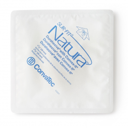 Sur-Fit Natura ConvaTec 413183-Sur-Fit Natura Colostomy Barrier With 1 Inch Stoma Opening, 2-Piece 