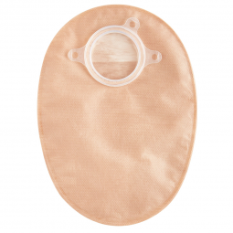 The Natura + ConvaTec 416409-The Natura + Two-Piece Closed End Beige Filtered Ostomy Pouch, 8 Inch L