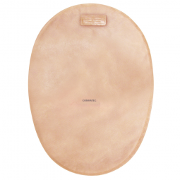 The Natura + ConvaTec 416412-The Natura + Two-Piece Closed End Beige Filtered Ostomy Pouch, 8 in Len