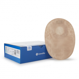 Esteem Synergy+ ConvaTec 416775-Colostomy Pouch Esteem Synergy+ Two-Piece System 8 Inch Length Close