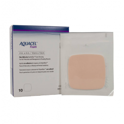 Aquacel ConvaTec 420633-Aquacel Nonadhesive without Border Foam Dressing, 4 x 4 Inch, Foams