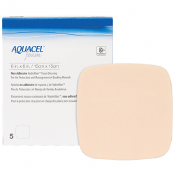 Aquacel ConvaTec 420635-Aquacel Nonadhesive without Border Foam Dressing, 6 x 6 Inch, Foams
