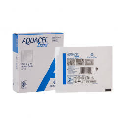 Aquacel Extra ConvaTec 420671-Aquacel Extra Gelling Fiber Wound Dressing, 2 � 2 Inch, Cellulose