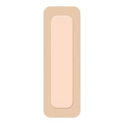 Aquacel ConvaTec 421155-Aquacel Silicone Adhesive with Border Silicone Foam Dressing, 4 x 12 in, Foa