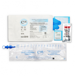 Cure Catheter Closed System ConvaTec CS10-Cure Catheter Intermittent Catheter Kit, 10 Fr, Catheter &