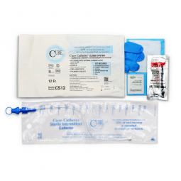 Cure Catheter Closed System ConvaTec CS12-Cure Catheter Intermittent Catheter Kit, 12 Fr, Catheter &