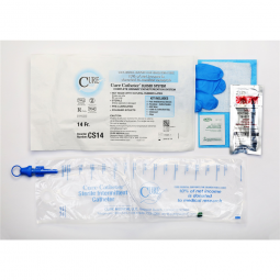 Cure Catheter Closed System ConvaTec CS14-Cure Catheter Intermittent Catheter Kit, 14 Fr, Catheter &
