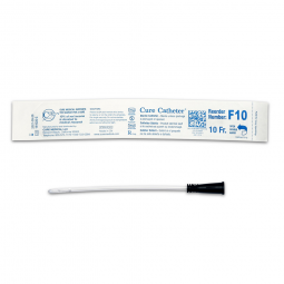 Cure Catheter ConvaTec F10-Cure Catheter Urethral Catheter, 10 Fr, Female, Straight, Intermittent Ca