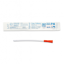 Cure Catheter ConvaTec F16-Cure Catheter Urethral Catheter, 16 Fr, Female, Straight, Intermittent Ca