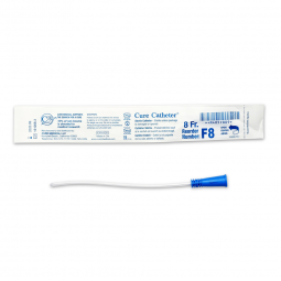 Cure Catheter ConvaTec F8-Cure Catheter Urethral Catheter, 8 Fr., Female, Straight, Intermittent Cat