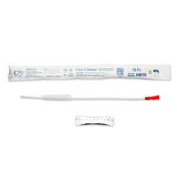 Hydrophilic Cure Catheter ConvaTec HM16-Hydrophillic Cure Catheter for Men, 16 Fr, Straight, Intermi