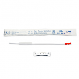 Hydrophilic Cure Catheter ConvaTec HM16-Hydrophillic Cure Catheter for Men, 16 Fr., Straight, Interm