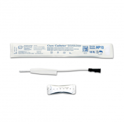 Hydrophilic Cure Catheter ConvaTec HP10-Cure Catheter Urethral Catheter, 10 Fr., Unisex, Straight, I