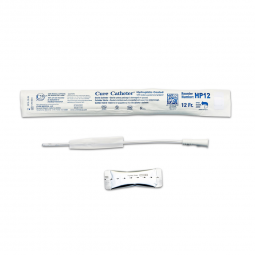 Hydrophilic Cure Catheter ConvaTec HP12-Cure Catheter Urethral Catheter, 12 Fr., Unisex, Straight, I