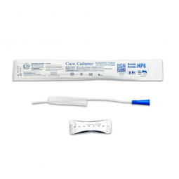 Hydrophilic Cure Catheter ConvaTec HP8-Cure Catheter Urethral Catheter, 8 Fr, Unisex, Straight, Inte