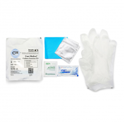 Cure MedicalCatheter Insertion Kit ConvaTec K1-Cure Medical Catheter Insertion Tray With Zip Lock Ba