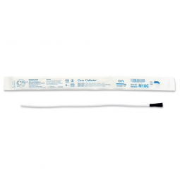 Cure Catheter ConvaTec M10C-Cure Catheter Urethral Catheter, 10 Fr, Male, Coude, Intermittent Cathet