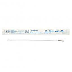 Cure Catheter ConvaTec M12C-Cure Catheter Urethral Catheter, 12 Fr, Male, Coude, Intermittent Cathet