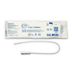 Cure Catheter ConvaTec M12U-Cure Catheter Urethral Catheter, 12 Fr, Male, Straight, Intermittent (CS