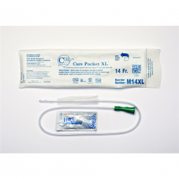 Cure Medical Pocket Catheter ConvaTec M14XL-Cure Medical Urethral Catheter, Pocket Size, Intermitten