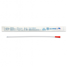 Cure Catheter ConvaTec M16C-Cure Catheter Male Intermittent Catheter, 16 Fr, Coude, Intermittent (BX