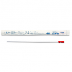 Cure Catheter ConvaTec M18C-Cure Catheter Urethral Catheter, 18 Fr., Male, Coude, Intermittent (BX)