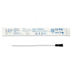 Cure Catheter ConvaTec P10-Cure Catheter Urethral Catheter, 10 Fr, Unisex, Straight, Intermittent Ca