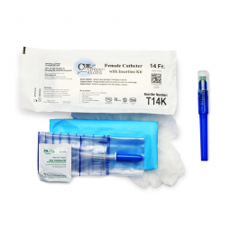 Cure Twist ConvaTec T14K-Cure Twist Intermittent Catheter Kit, 14 Fr, Catheter & Bag Kits & Trays (C