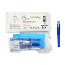 Cure Twist ConvaTec T8K-Cure Twist Intermittent Catheter Kit, 8 Fr., Catheter & Bag Kits & Trays (BX
