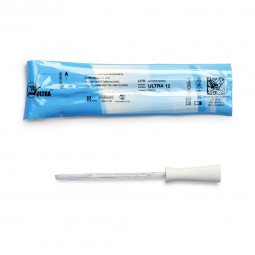 Cure Ultra ConvaTec ULTRA12-Cure Ultra Urethral Catheter, 12 Fr., Female, Straight, Intermittent Cat