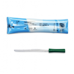 Cure Ultra ConvaTec Ultra14-Cure Ultra Female Intermittent Catheter, 14 Fr, Straight, Intermittent C
